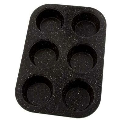 Moule pour 6 muffins pradel excellence acier carbone - Publicité Moule pour 6 muffins pradel excellence acier carbone - Publicité