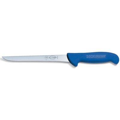 Couteau désosseur dick ergogrip lame étroite manche bleu 21 cm - Publicité Couteau désosseur dick ergogrip lame étroite manche bleu 21 cm - Publicité