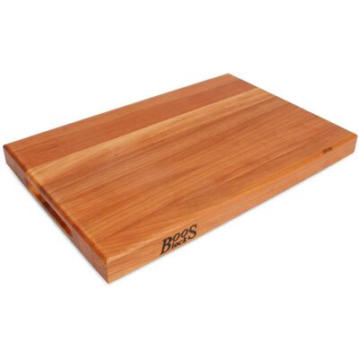 John Boos Planche en Cerisier - Antibactérienne - Double Face - 46x31cm - Publicité John Boos Planche en Cerisier - Antibactérienne - Double Face - 46x31cm - Publicité