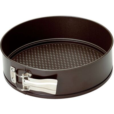 Moule à manqué gobel anti-adhérent démontable 1 fond avec bord haut 24cm - Publicité Moule à manqué gobel anti-adhérent démontable 1 fond avec bord haut 24cm - Publicité