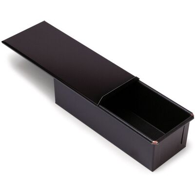 Moule à pain de mie gobel anti-adhérent avec couvercle 40x10,5cm - Publicité Moule à pain de mie gobel anti-adhérent avec couvercle 40x10,5cm - Publicité
