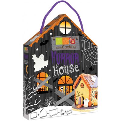 Coffret cadeau 5 découpoirs inox scrapcooking halloween horror house + recette - Publicité Coffret cadeau 5 découpoirs inox scrapcooking halloween horror house + recette - Publicité
