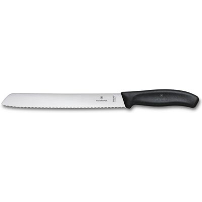 Victorinox Swiss Classic Noir 21cm Couteau à pain dentelé - Couteau de pain - Publicité Victorinox Swiss Classic Noir 21cm Couteau à pain dentelé - Couteau de pain - Publicité