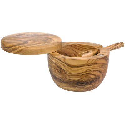 Conserve de Sel en Bois d'Olive BERARD FRANCE - 11cm - Naturel - Publicité Conserve de Sel en Bois d'Olive BERARD FRANCE - 11cm - Naturel - Publicité