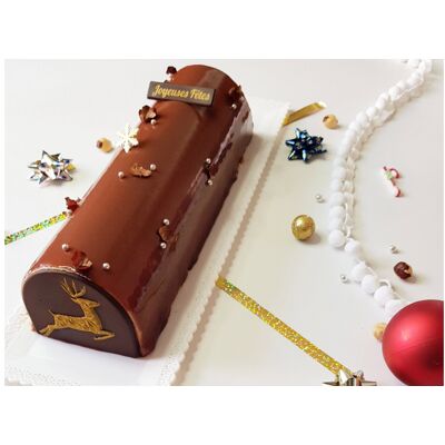 Gouttière à bûche gobel inox + embouts silicone L - Publicité Gouttière à bûche gobel inox + embouts silicone L - Publicité