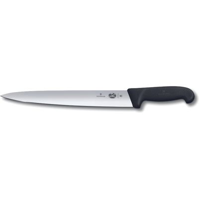 Victorinox Couteau prosciutto Fibrox - Couteau de cuisine professionnel - Lame 30 cm - Publicité Victorinox Couteau prosciutto Fibrox - Couteau de cuisine professionnel - Lame 30 cm - Publicité