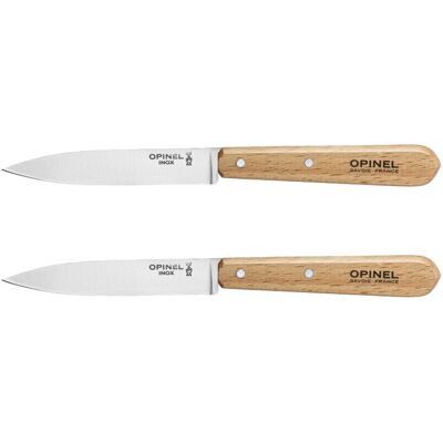 2 couteaux d'office opinel af "n°112" lame inox 10 cm - Publicité 2 couteaux d'office opinel af "n°112" lame inox 10 cm - Publicité
