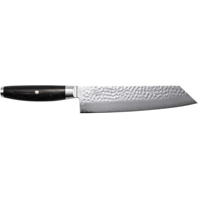 Couteau Yaxell Ketu 20cm - Acier SG2 - Finition Tsuchime - Manche Pakkahout - Publicité Couteau Yaxell Ketu 20cm - Acier SG2 - Finition Tsuchime - Manche Pakkahout - Publicité