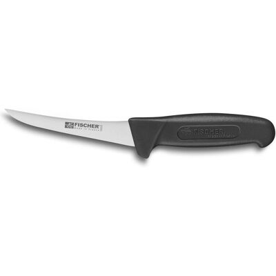 Fischer-Bargoin Couteau à désosser professionnel fischer haccp lame courbée semi-flexible 13cm manche noir - Publicité Fischer-Bargoin Couteau à désosser professionnel fischer haccp lame courbée semi-flexible 13cm manche noir - Publicité