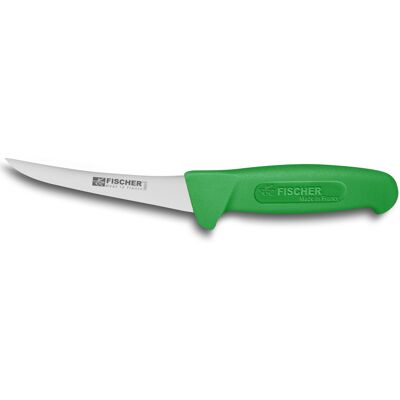 Fischer-Bargoin Couteau à désosser professionnel fischer haccp lame courbée 15cm manche vert - Publicité Fischer-Bargoin Couteau à désosser professionnel fischer haccp lame courbée 15cm manche vert - Publicité