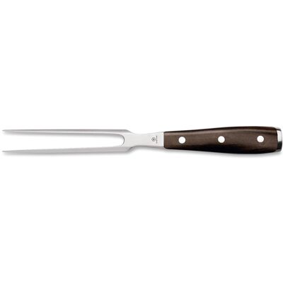 Wüsthof Ikon fourchette à viande - 16 cm - Piques en acier inoxydable - Outil pour découper et servir - Publicité Wüsthof Ikon fourchette à viande - 16 cm - Piques en acier inoxydable - Outil pour découper et servir - Publicité