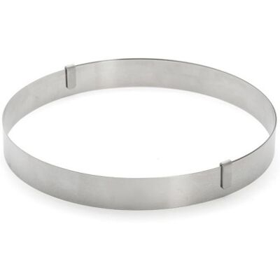De Buyer Anneau à Pâtisserie Extensible Inox 18-36cm - Moule à Gâteau - Publicité De Buyer Anneau à Pâtisserie Extensible Inox 18-36cm - Moule à Gâteau - Publicité