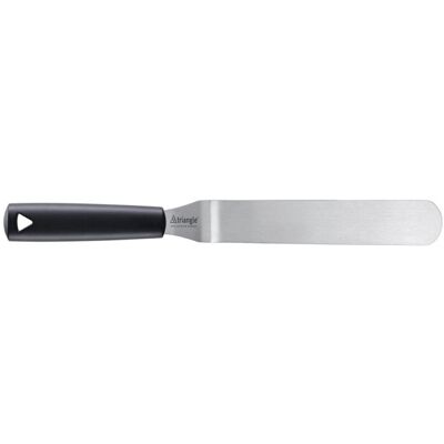 Longue spatule professionnelle triangle coudée flexible manche en green grip 20 cm - Publicité Longue spatule professionnelle triangle coudée flexible manche en green grip 20 cm - Publicité