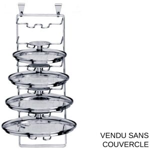 Support pour 6 couvercles cristel panoply 36,5cm - Publicité Support pour 6 couvercles cristel panoply 36,5cm - Publicité