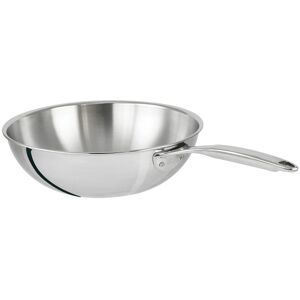 Wok cristel castel'pro en acier inoxydable 18/10 3 ply 24cm - Publicité Wok cristel castel'pro en acier inoxydable 18/10 3 ply 24cm - Publicité