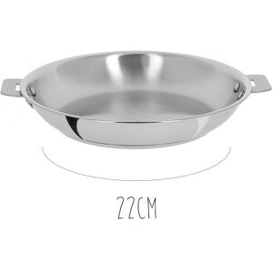 Poêle cristel casteline amovible en inox 22cm - Publicité Poêle cristel casteline amovible en inox 22cm - Publicité