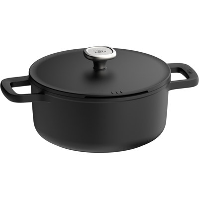 Marmite antiadhérente berghoff leo phantom en aluminium 28cm avec couvercle et maniques - Publicité Marmite antiadhérente berghoff leo phantom en aluminium 28cm avec couvercle et maniques - Publicité