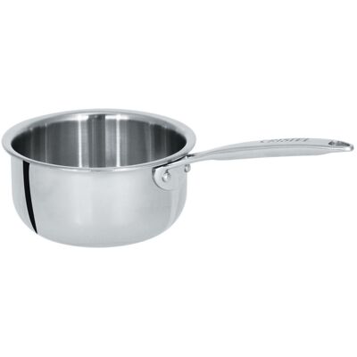 Mini casserole saucier cristel castel'pro en acier inoxydable 18/10 3 ply 12cm - Publicité Mini casserole saucier cristel castel'pro en acier inoxydable 18/10 3 ply 12cm - Publicité