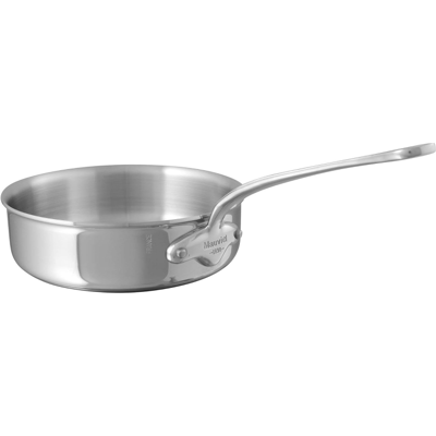 Plat à sauter mauviel m'cook tout inox avec poignée fixe compatible induction 20cm - Publicité Plat à sauter mauviel m'cook tout inox avec poignée fixe compatible induction 20cm - Publicité