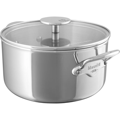 Cocotte mauviel m'urban4 en fonte d'inox avec couvercle en verre compatible induction 20cm - Publicité Cocotte mauviel m'urban4 en fonte d'inox avec couvercle en verre compatible induction 20cm - Publicité