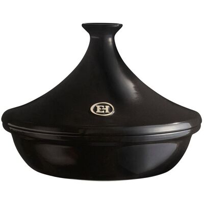 Plat à tajine emile henry 32 cm en céramique Fusain - Publicité Plat à tajine emile henry 32 cm en céramique Fusain - Publicité