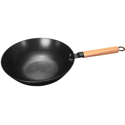 Wok baumalu gamme roc en fonte d'acier légère 30cm - Publicité Wok baumalu gamme roc en fonte d'acier légère 30cm - Publicité