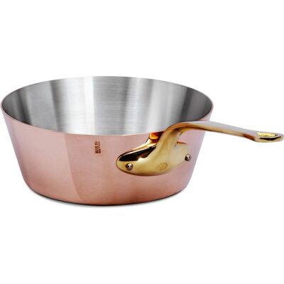 Sauteuse évasée 24cm en cuivre mauviel m'héritage 200b tous feux sauf induction - Publicité Sauteuse évasée 24cm en cuivre mauviel m'héritage 200b tous feux sauf induction - Publicité