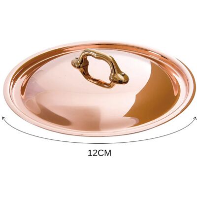 Couvercle en cuivre mauviel m'héritage 200b avec anse en bronze 12cm - Publicité Couvercle en cuivre mauviel m'héritage 200b avec anse en bronze 12cm - Publicité