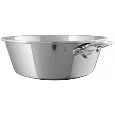 Bassine à confiture 36cm mauviel m'cook en inox compatible induction - Publicité Bassine à confiture 36cm mauviel m'cook en inox compatible induction - Publicité