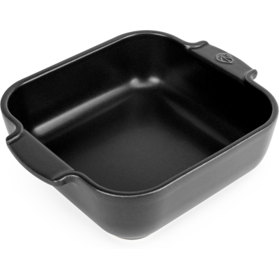 Plat four carré peugeot appolia en céramique noire satinée 21x17,5x6cm - Publicité Plat four carré peugeot appolia en céramique noire satinée 21x17,5x6cm - Publicité