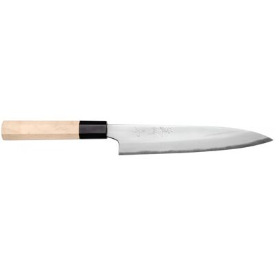 Couteau universel 18cm japonais artisanal naoki mazaki ws2 poli - Publicité Couteau universel 18cm japonais artisanal naoki mazaki ws2 poli - Publicité