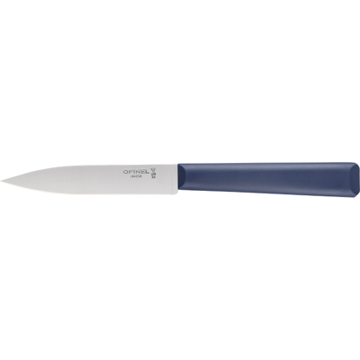 Couteau d'office opinel les essentiels + n°312 lame 10cm manche en polymère bleu - Publicité Couteau d'office opinel les essentiels + n°312 lame 10cm manche en polymère bleu - Publicité
