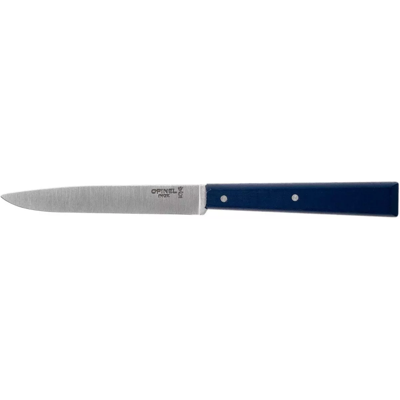 Couteau de table opinel bon appétit bois n°125 lame 11cm en inox manche en charme bleu marine - Publicité Couteau de table opinel bon appétit bois n°125 lame 11cm en inox manche en charme bleu marine - Publicité