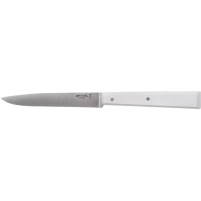 Couteau de table opinel bon appétit bois n°125 lame 11cm en inox manche en charme blanc - Publicité Couteau de table opinel bon appétit bois n°125 lame 11cm en inox manche en charme blanc - Publicité