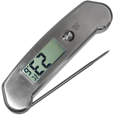 Thermomètre digital -50° +300°c alla france haccp avec écran rotatif tout inox - Publicité Thermomètre digital -50° +300°c alla france haccp avec écran rotatif tout inox - Publicité