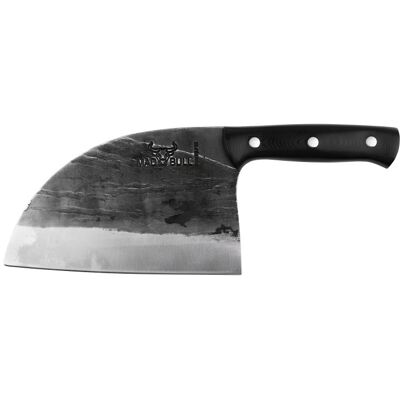Couteau serbe samura mad bull 18cm manche en g10 et carbone noir - Publicité Couteau serbe samura mad bull 18cm manche en g10 et carbone noir - Publicité