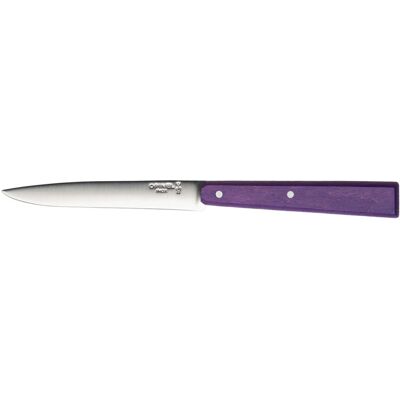 OPINEL - N125 Bon Appetit - Violet - 11 cm lame - Couteau de table - Publicité OPINEL - N125 Bon Appetit - Violet - 11 cm lame - Couteau de table - Publicité