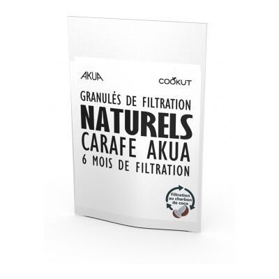 Granulés filtrants pour carafe cookut akua 600g - Publicité Granulés filtrants pour carafe cookut akua 600g - Publicité