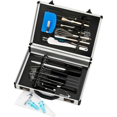 Déglon Malette 33 ustensiles et couteaux deglon campus cuisine + 2 plateaux fixclass - Publicité Déglon Malette 33 ustensiles et couteaux deglon campus cuisine + 2 plateaux fixclass - Publicité