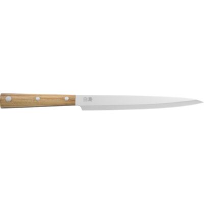 Couteau sashimi due cigni hakucho 22cm manche olivier - Publicité Couteau sashimi due cigni hakucho 22cm manche olivier - Publicité