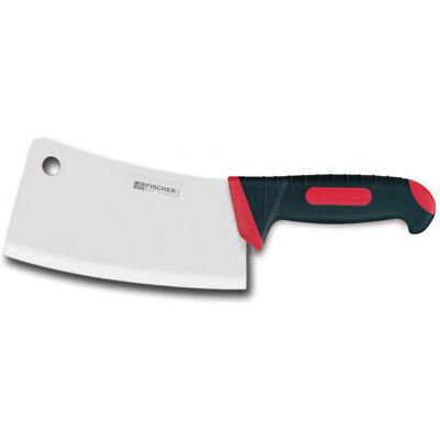 Fischer-Bargoin Hachoir de boucher fischer lame 22cm manche bi-matière - Publicité Fischer-Bargoin Hachoir de boucher fischer lame 22cm manche bi-matière - Publicité