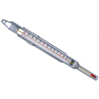 Thermomètre confiseur Alla France 43cm - +80 +200°C - Publicité Thermomètre confiseur Alla France 43cm - +80 +200°C - Publicité