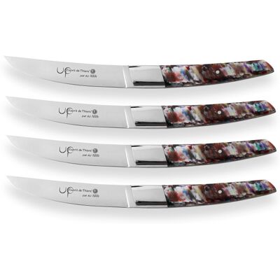 Coffret de table au nain up 4 couteaux à steak 11cm Multicolore - Publicité Coffret de table au nain up 4 couteaux à steak 11cm Multicolore - Publicité