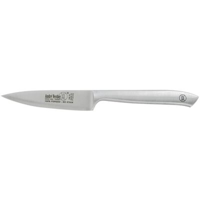 Couteau d'office andré verdier acier inox monobloc 100% forgé 9cm - Publicité Couteau d'office andré verdier acier inox monobloc 100% forgé 9cm - Publicité