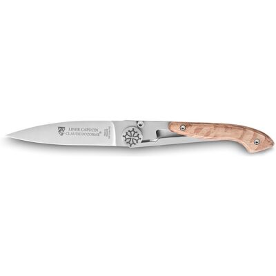 Couteau pliant capucin claude dozorme manche chêne vert 12cm - Publicité Couteau pliant capucin claude dozorme manche chêne vert 12cm - Publicité