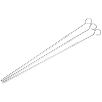 Set 3 pics à brochettes westmark en acier inoxydable 37 cm - Publicité Set 3 pics à brochettes westmark en acier inoxydable 37 cm - Publicité