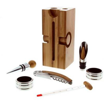 Bloc sommelier pradel excellence 6 pièces bambou - Publicité Bloc sommelier pradel excellence 6 pièces bambou - Publicité