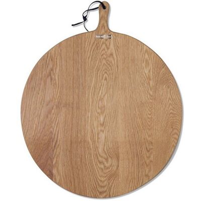 Dutch Deluxes Planche à découper dutchdeluxes xl round 60x60cm chêne avec poignée - Publicité Dutch Deluxes Planche à découper dutchdeluxes xl round 60x60cm chêne avec poignée - Publicité