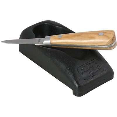 Chevalier Diffusion Set clic'huîtres avec cale et lancette manche en bois - Publicité Chevalier Diffusion Set clic'huîtres avec cale et lancette manche en bois - Publicité