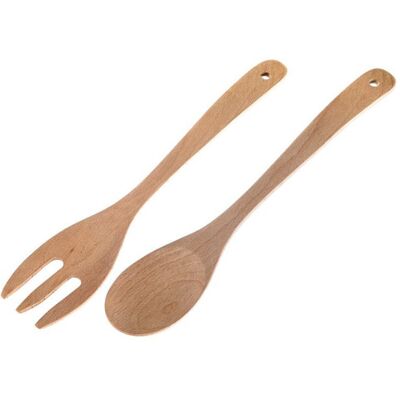 Set de 2 couverts à salade westmark woody 30cm - Publicité Set de 2 couverts à salade westmark woody 30cm - Publicité